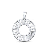  Roman Numerals Pendant Necklace