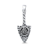  Valknut Arrowhead Pendant Necklace