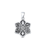  Co-Exist Symbols Pendant Necklace