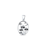  Mushrooms Pendant Necklace