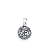  Masonic Freemason Pendant Necklace