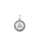  Valknut Pendant Necklace