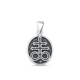  Leviathan Cross Pendant Necklace