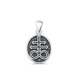  Leviathan Cross Pendant Necklace