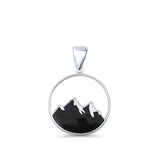  Mountain Silhoutte Pendant Necklace