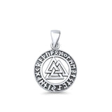  Valknut Pendant Necklace
