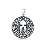  Spartan Warrior Pendant Necklace