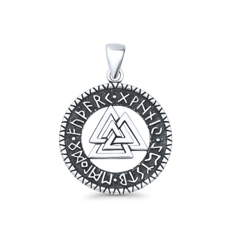  Triquetra Runes Pendant Necklace