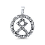  Othala Rune Pendant Necklace