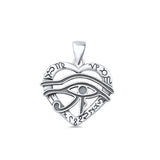 Eye of Horus & Zodiac Pendant Necklace