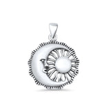 Moon & Sun Pendant Necklace