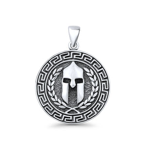 Viking Helmet Pendant Necklace
