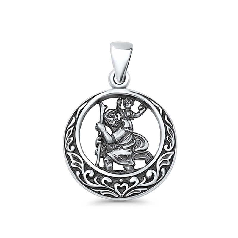 St. Christopher Pendant Necklace