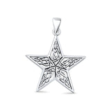  Celtic Style Star Pendant Necklace