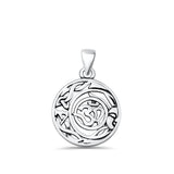  Moon, Sun & Ohm Pendant Necklace
