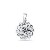  Flower Charm Pendant Necklace
