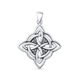  Triquetra Charm Pendant Necklace