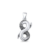  Infinity Tentacles Charm Pendant Necklace