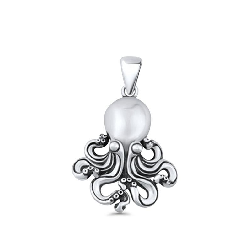  Octopus Charm Pendant Necklace