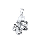 Octopus Charm Pendant Necklace