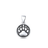  Bear Paw Charm Pendant Necklace