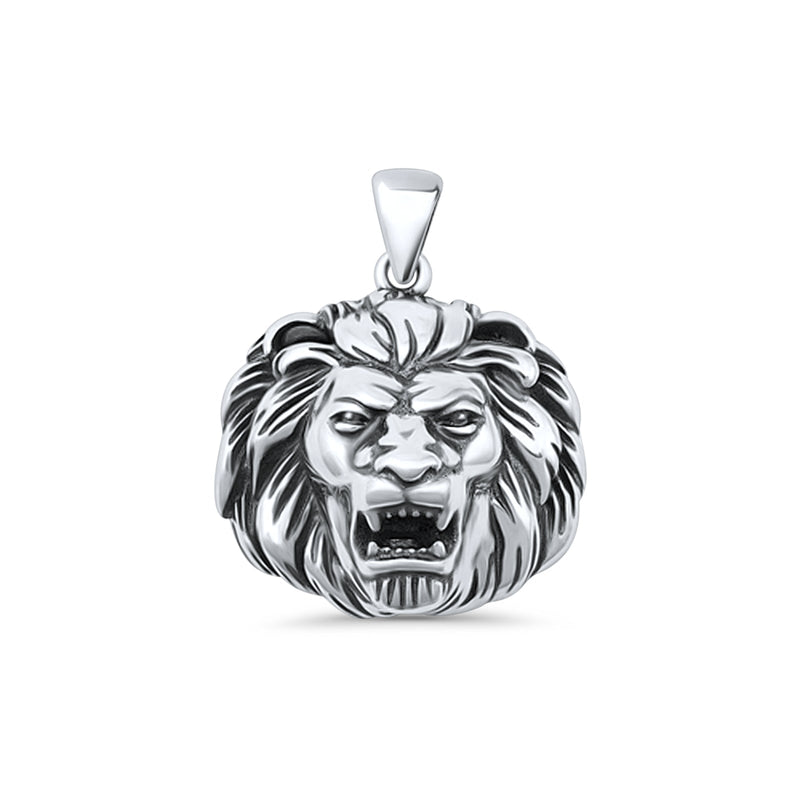  Lion Head Pendant Necklace