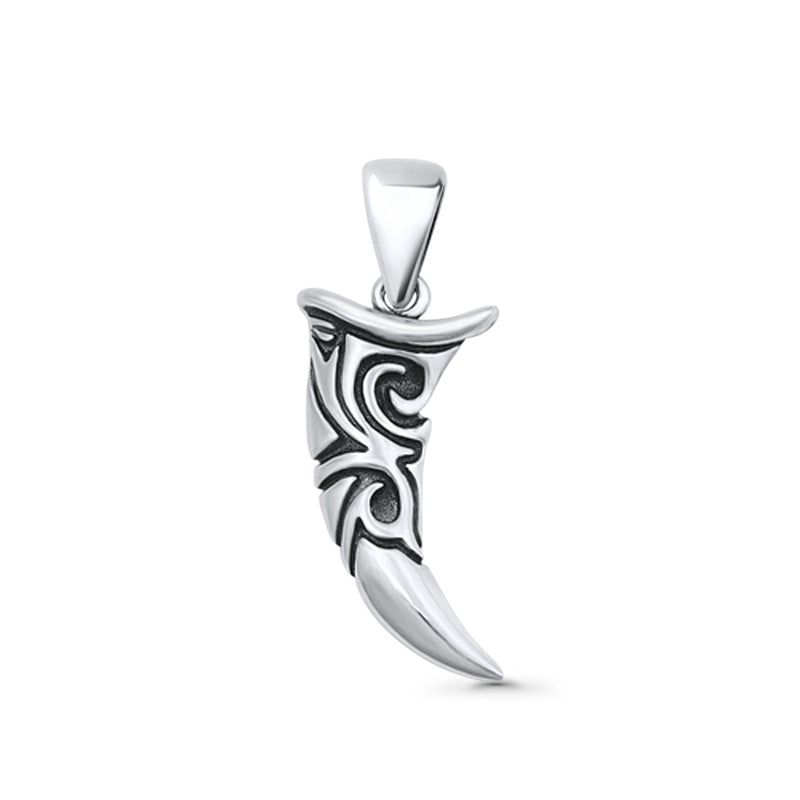  Tribal Tooth Pendant Necklace
