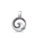  Wave Pendant Necklace