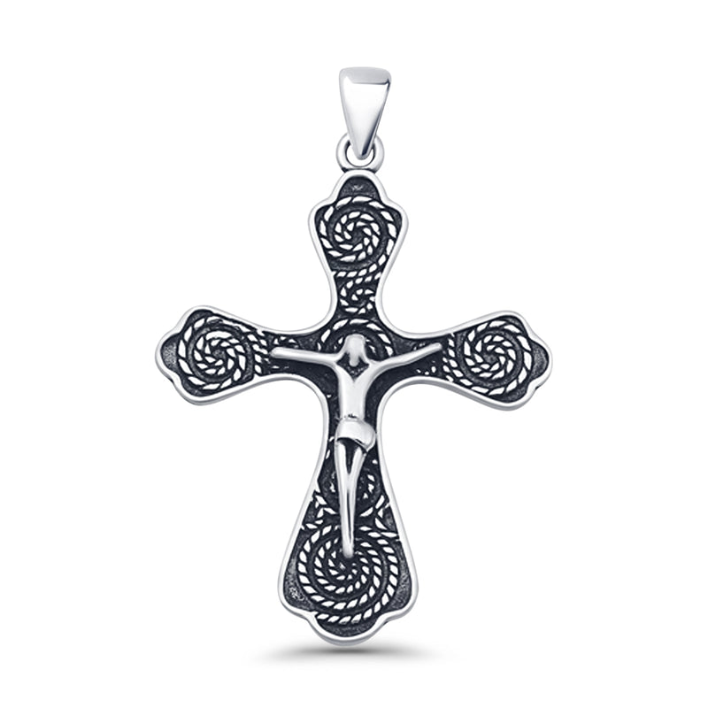 Crucifix Cross Pendant Necklace