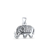 Elephant Charm Pendant Necklace