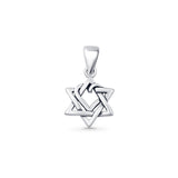 Star Twisted Heart Pendant Necklace