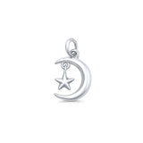 Moon Star Pendant Necklace