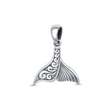 Whale Tail Pendant Necklace