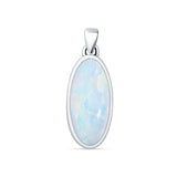 Oxidized Solitaire Pendant 