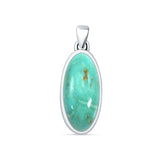 Oxidized Solitaire Pendant 
