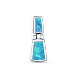 Oxidized Drop Dangle Pendant 