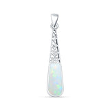 Oxidized Filigree Pendant 