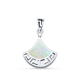  Greek Key Pendant 