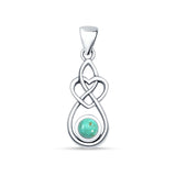 Twisted Heart Pendant 