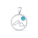  Mountains & Moon Pendant 