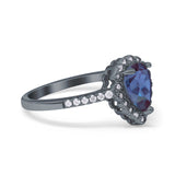 Art Deco Teardrop Pear Ring