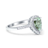 Art Deco Teardrop Pear Ring