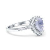 Art Deco Teardrop Pear Ring