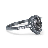 Art Deco Teardrop Pear Ring