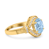 Art Deco Oval Natural Stone Halo Ring