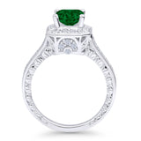 Princess Cut Halo Art Deco Gold Ring