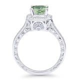 Art Deco Round Solitaire Gold Ring