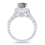 Art Deco Round Solitaire Gold Ring