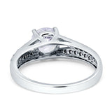 Round Split Shank Gold Ring