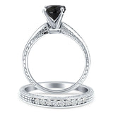 Round Two Piece Gold Ring